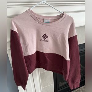 Columbia cropped crew women’s large